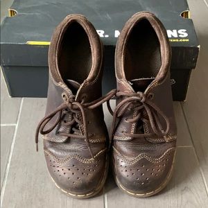 Dr. Martens Dark Brown leather shoes